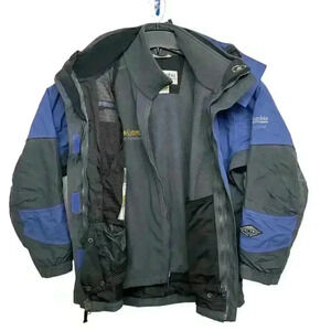 Columbia Titanium Omni Tech Size M Hoodie Parka Winter Jacket 3 in 1